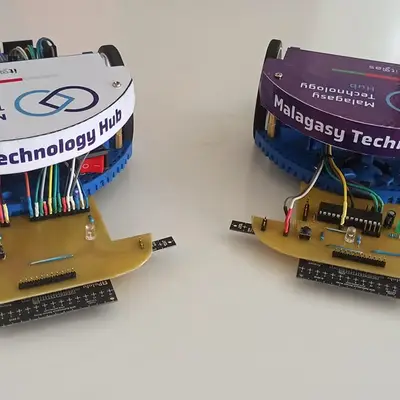 Robot Suiveur de Ligne à Grande Vitesse – photo 1 sur 19